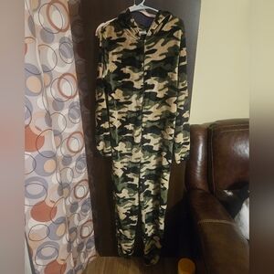 Camouflage Hooded Onesie